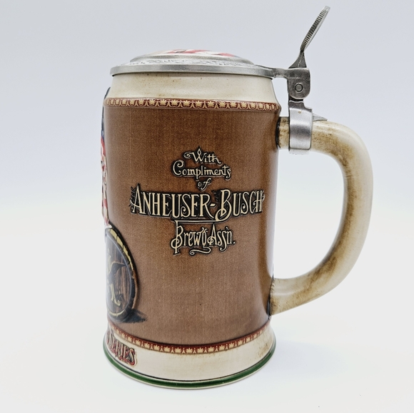 ANHEUSER BUSCH | Budweiser Archives Series limited ed. collector stein #18225 - Picture 4 of 11